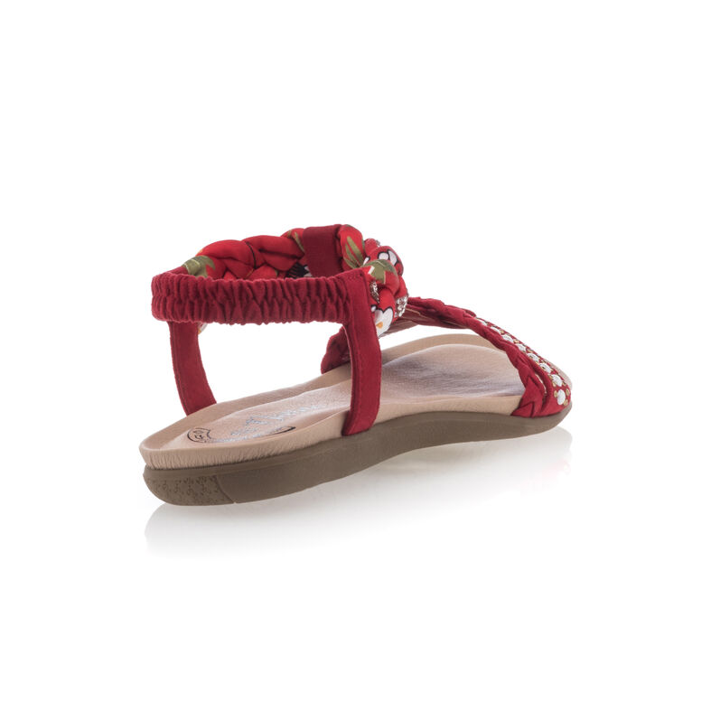 Sandales / nu-pieds Femme Rouge : Sandales / nu-pieds Femme Rouge