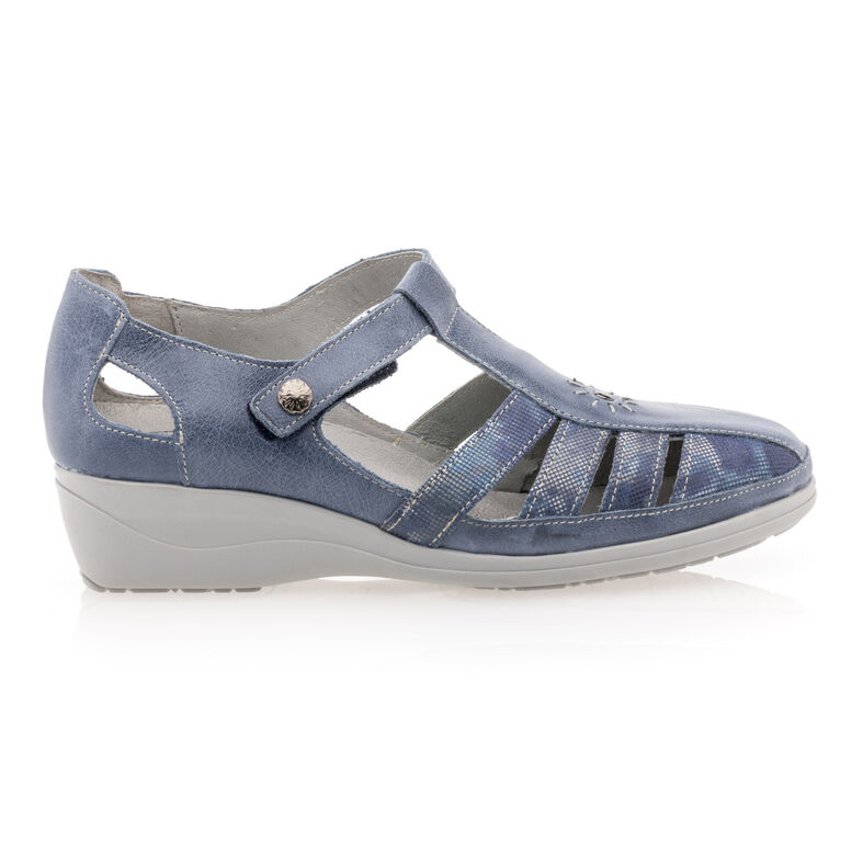 Chaussures confort Femme Bleu : Chaussures confort Femme Bleu