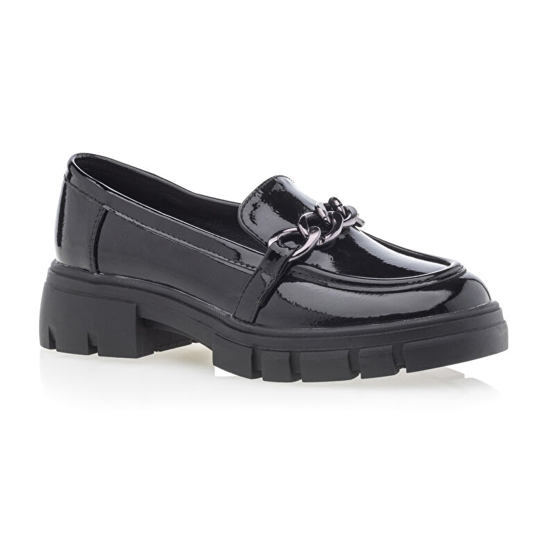 Mocassins / chaussures bateau Fille Noir : Mocassins / chaussures bateau Fille Noir