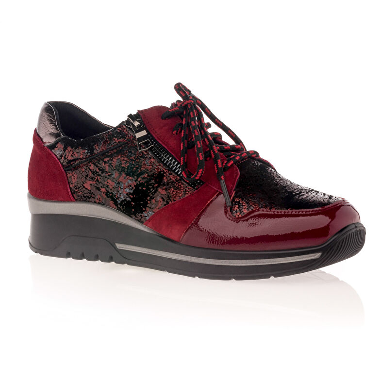 Chaussures confort Femme Rouge : Chaussures confort Femme Rouge