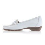 Chaussures confort Femme Blanc : Chaussures confort Femme Blanc